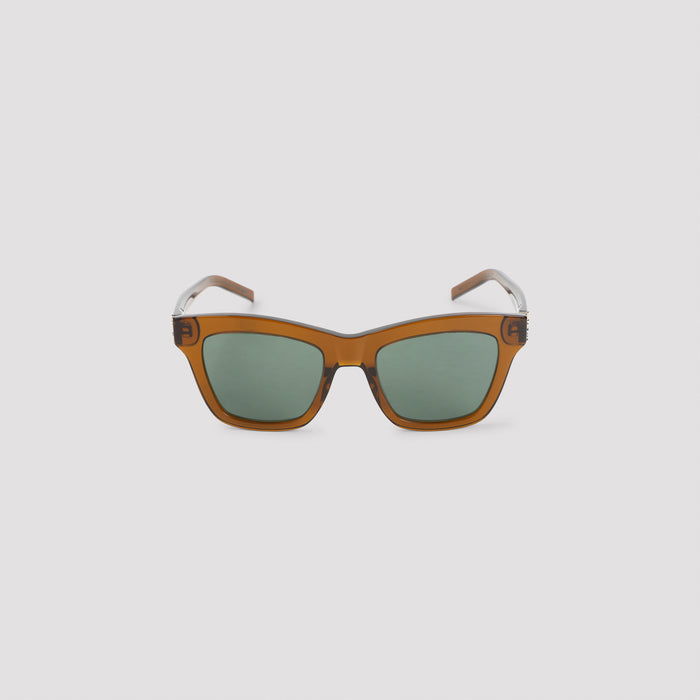 M156 Sunglasses Brown Acetate Nylon Glasses