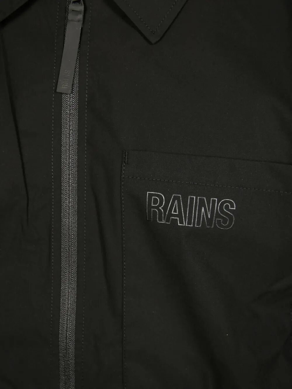 Mito Overshirt Black Polyester Jacket