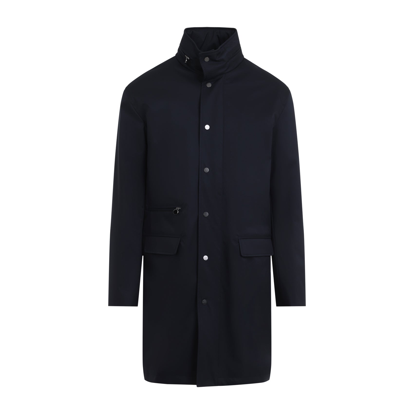 Coat Blue Polyester