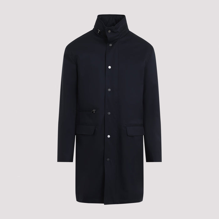Coat Blue Polyester