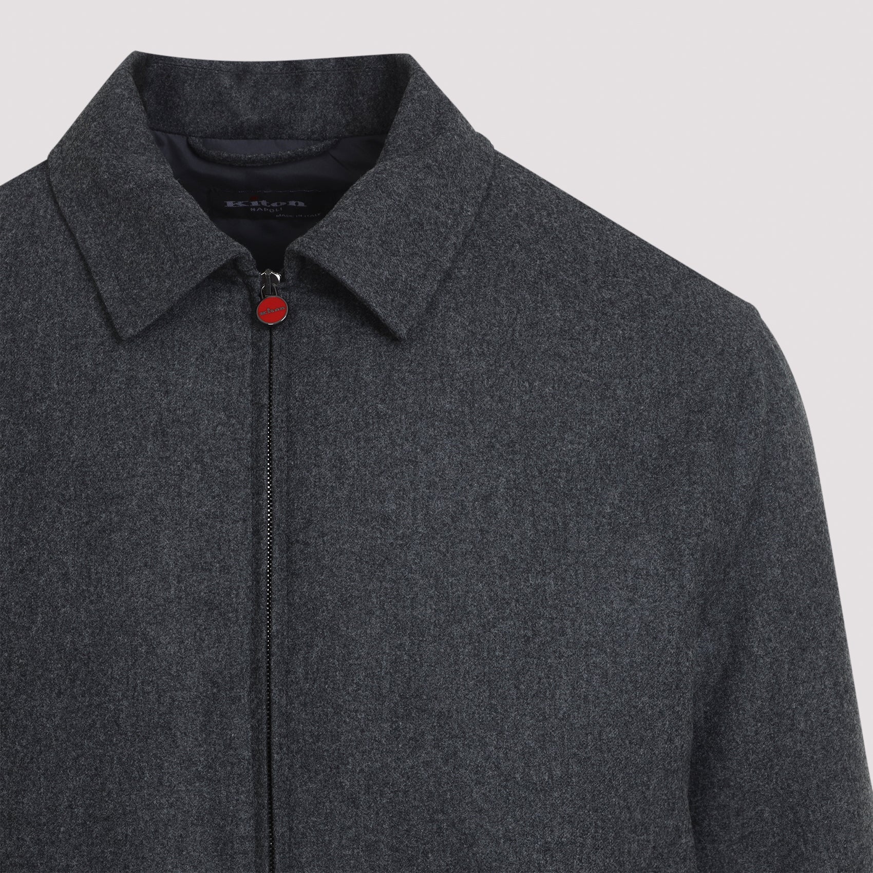 Bomber Jacket Grey Wool