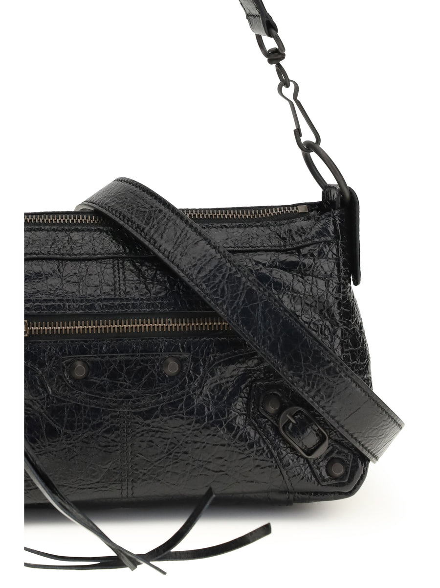 Mini Handbag Le City Moto Black Lambskin Shoulder Bags
