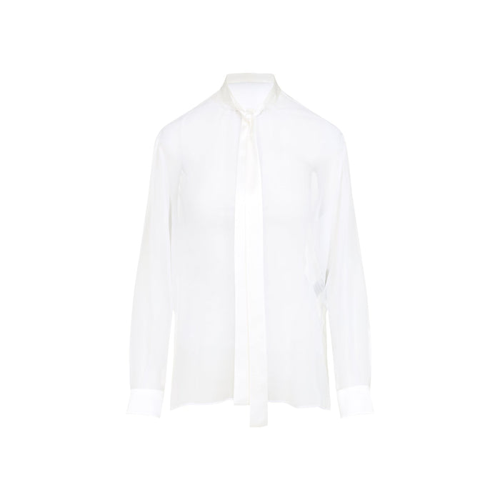 Shirt White Silk