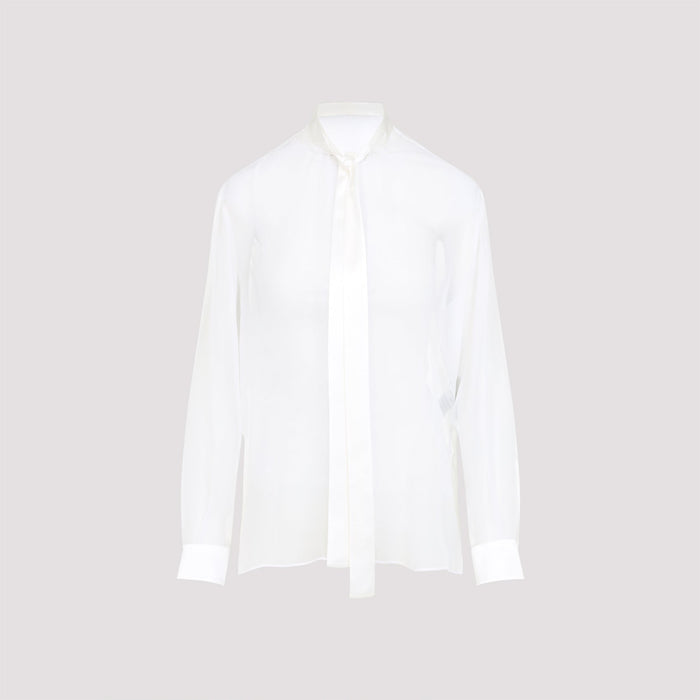 Shirt White Silk