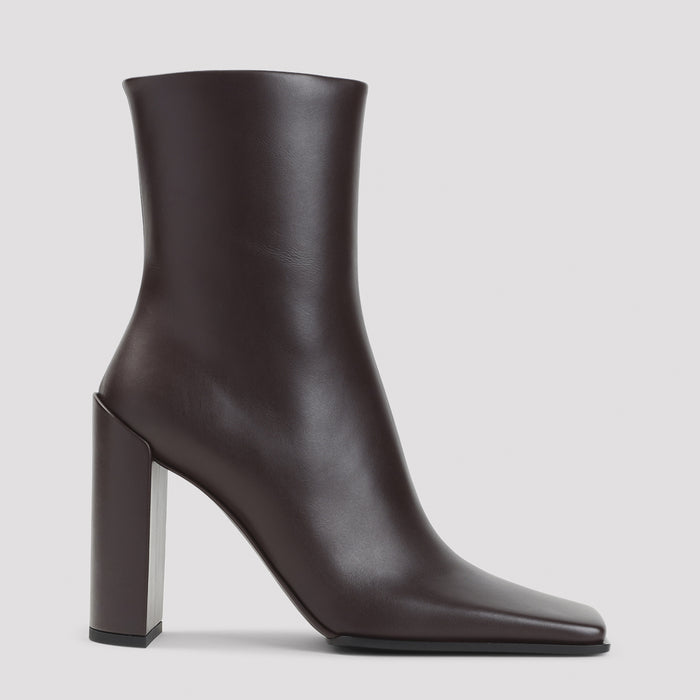 90 Ankle Boots Brown Lamb Leather Goat Shoe