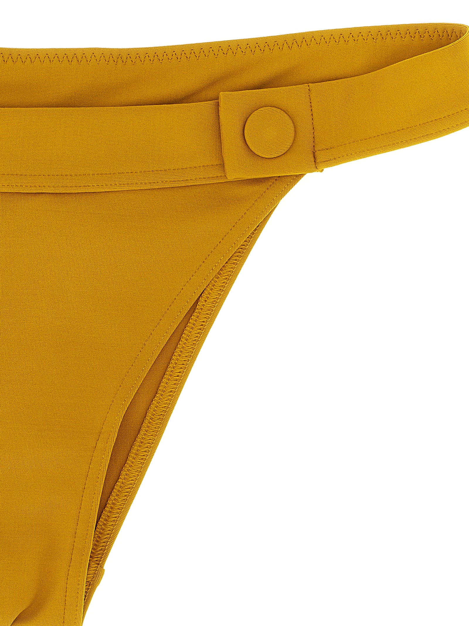 Héritage Bikini Briefs Yellow Polyamide Beachwear