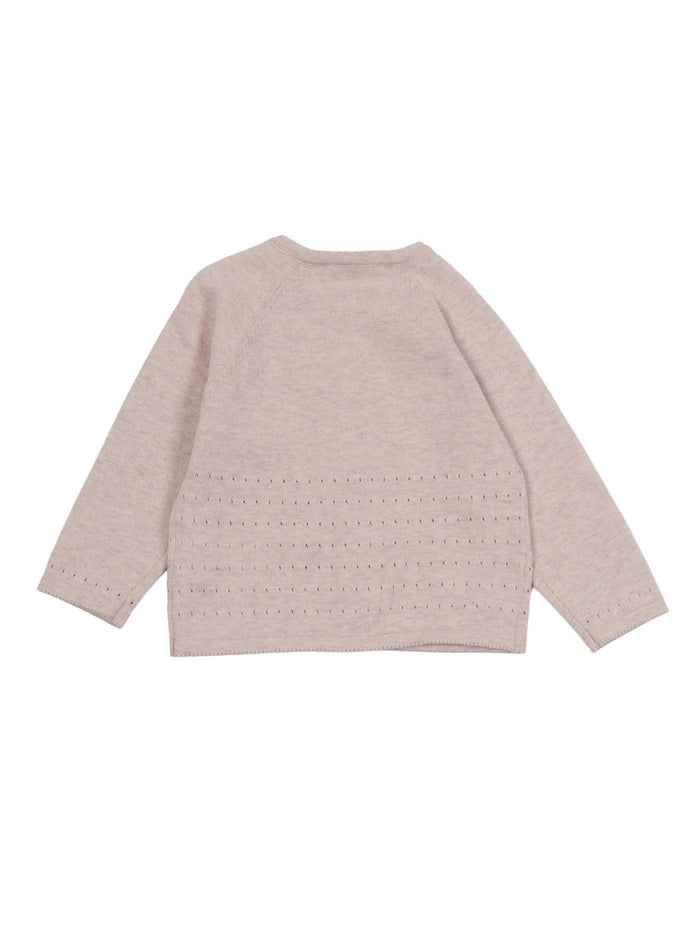 Cardigan Beige Cotton