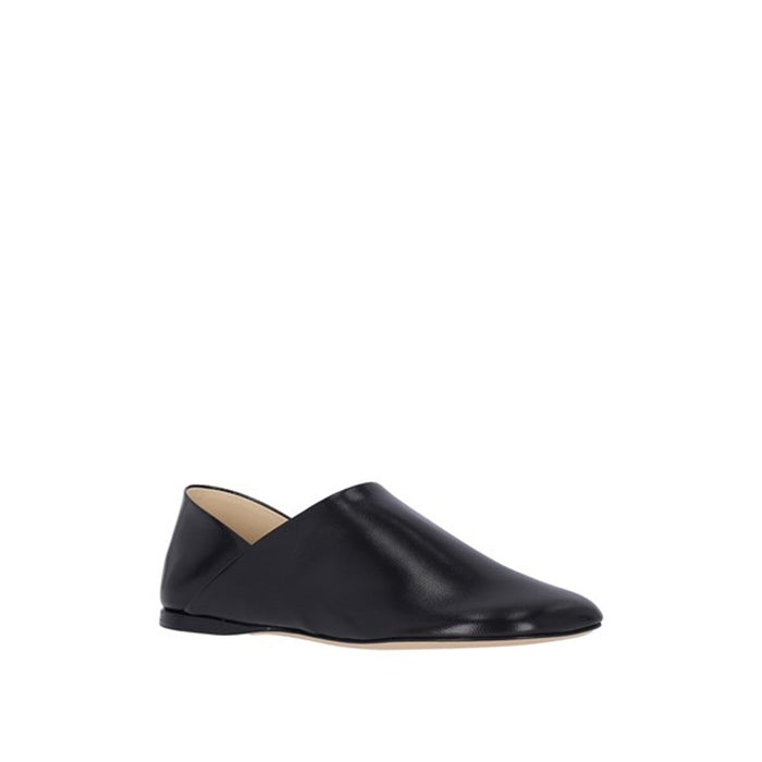 Loewe Slipper Toy Leather Loafers Black Lamb
