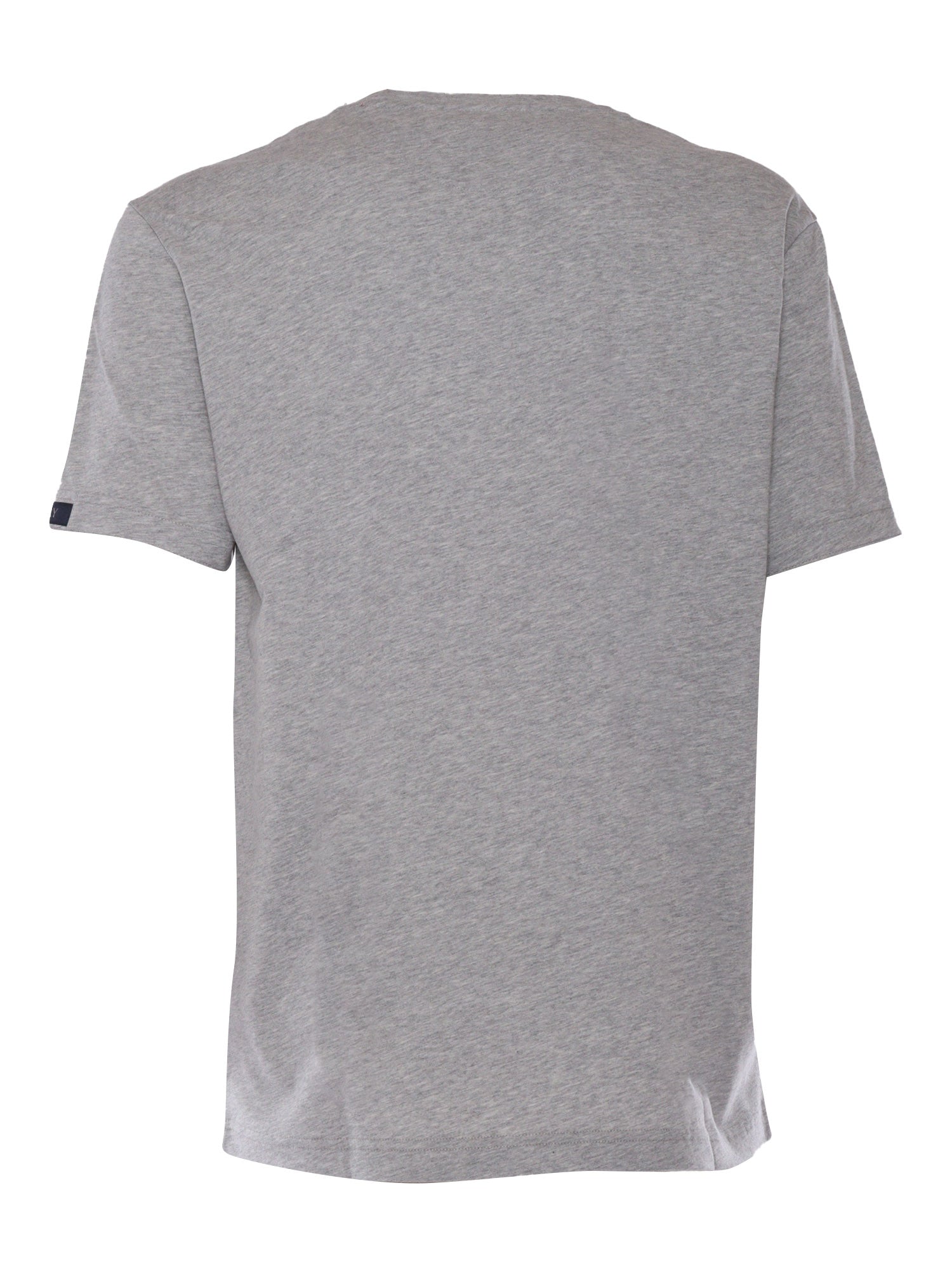 Grey t-shirt Brown Cotton Short Sleeves