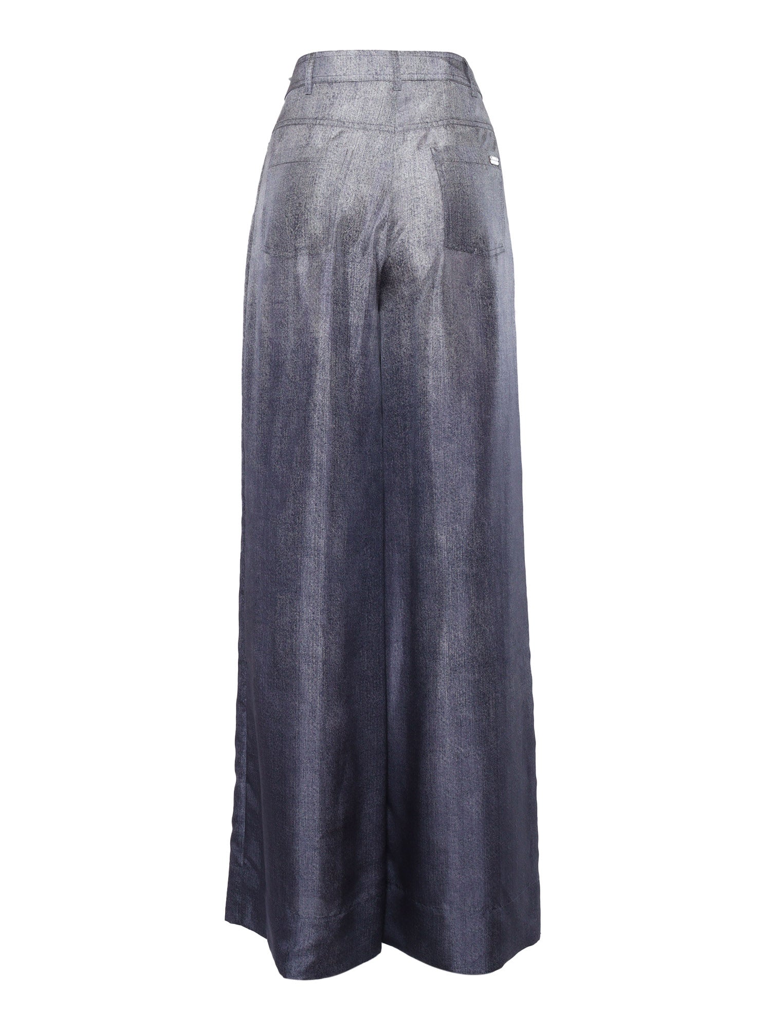 Grey Silk Pants