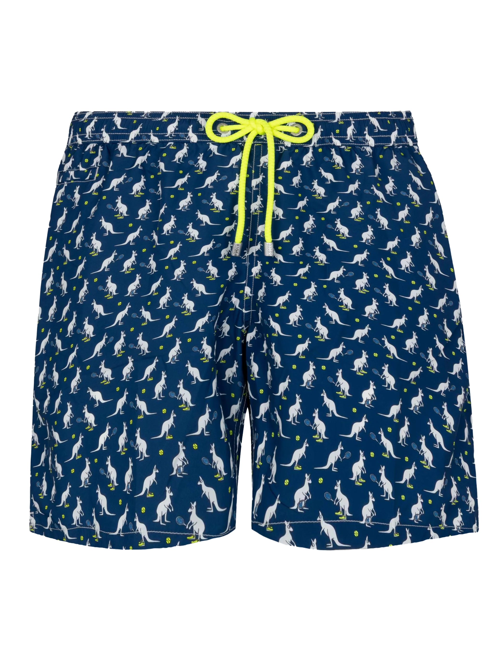 Lightweight Fabric Swim Shorts Lighting With Australian Print | Brand Special Edition Blue Swimshort