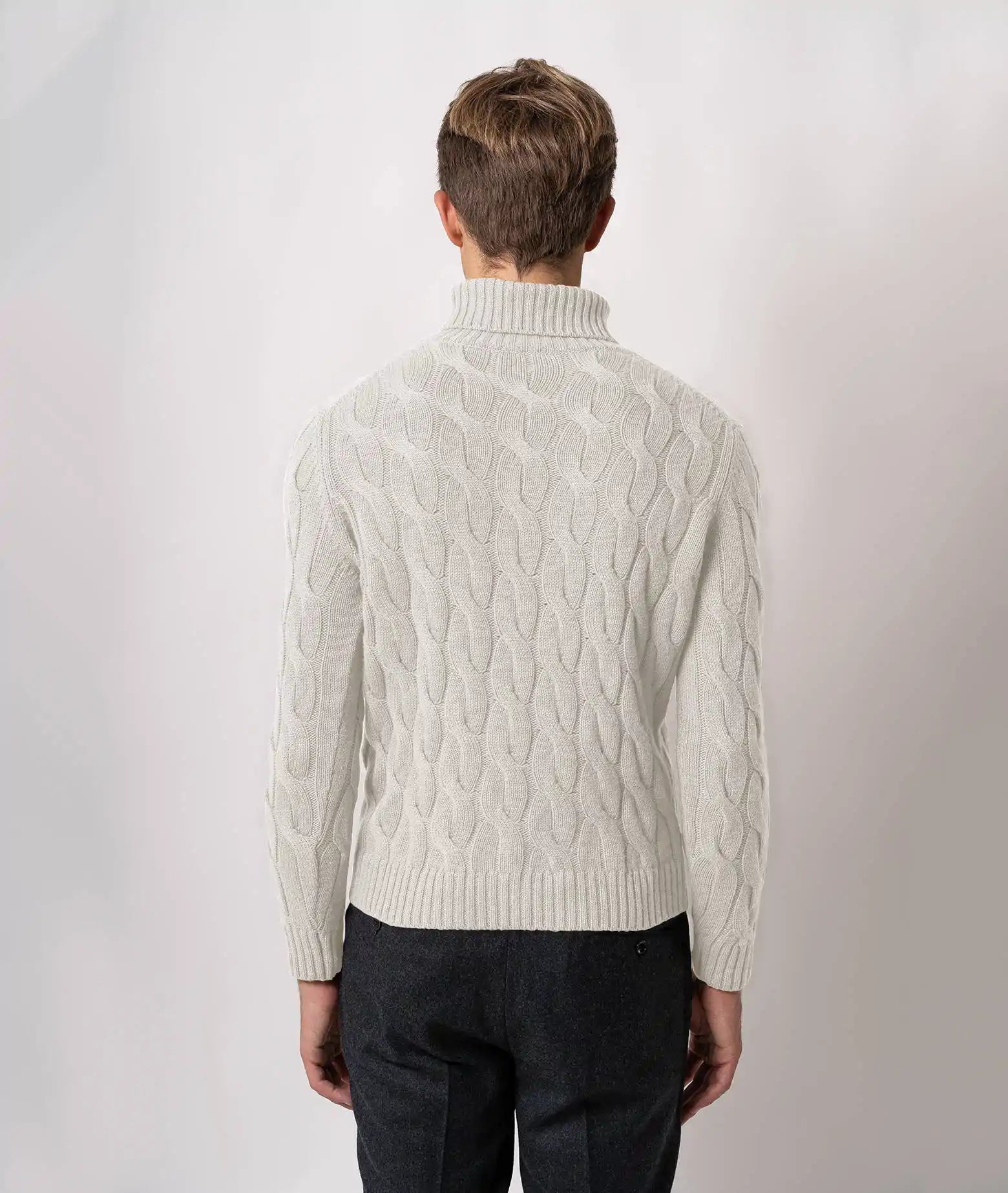 Turtleneck Cashmere Sweater Lapponia Firebrick Maglieria Dis/lav Pesante