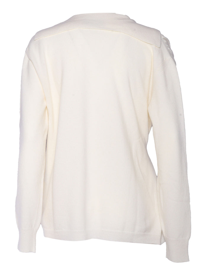 CARDIGAN White Wool