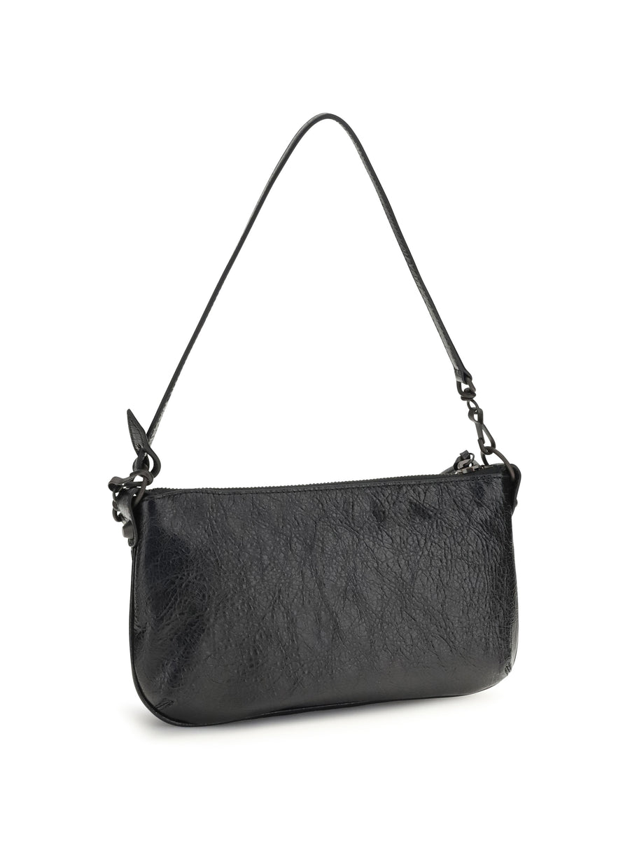 Clutch Bag Le City Black Lambskin Shoulder