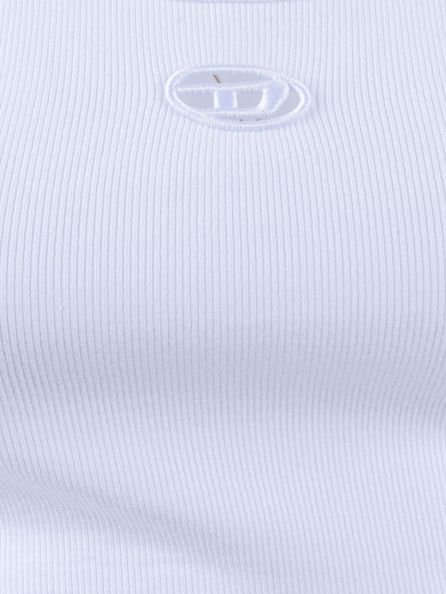 Jersey Tops White Cotton Elastane Top