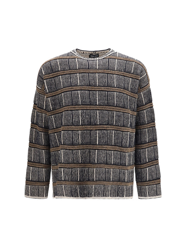 Giorgio Armani 57% Silk sweater in navy