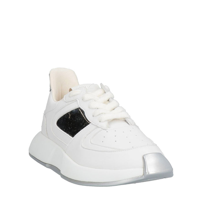 Leather Sneakers White Calf