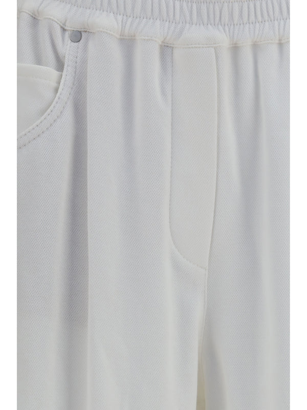 Shorts Cotton Piqué Off White