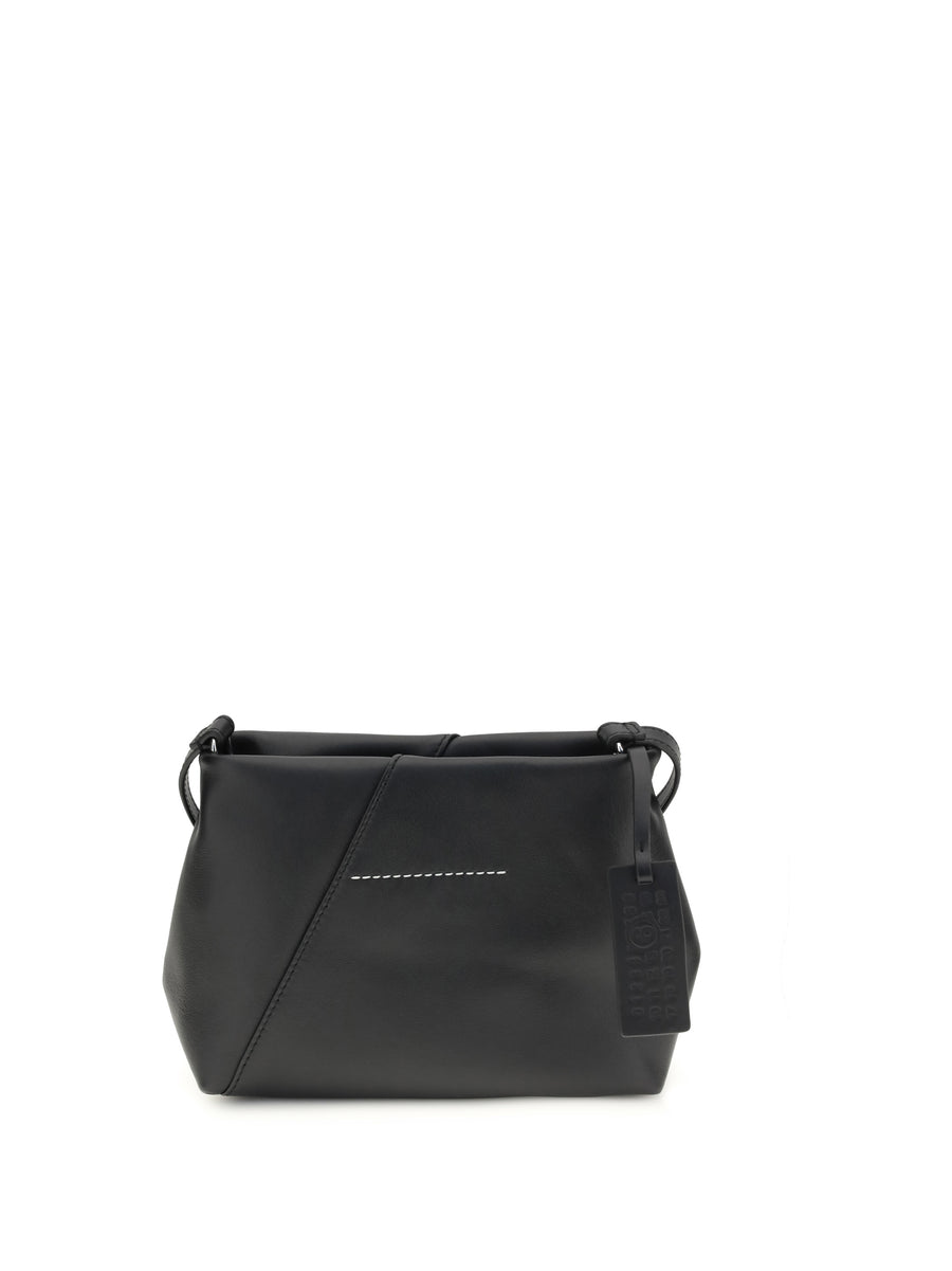 Japanese Shoulder Bag Black Calf Leather Bos Taurus