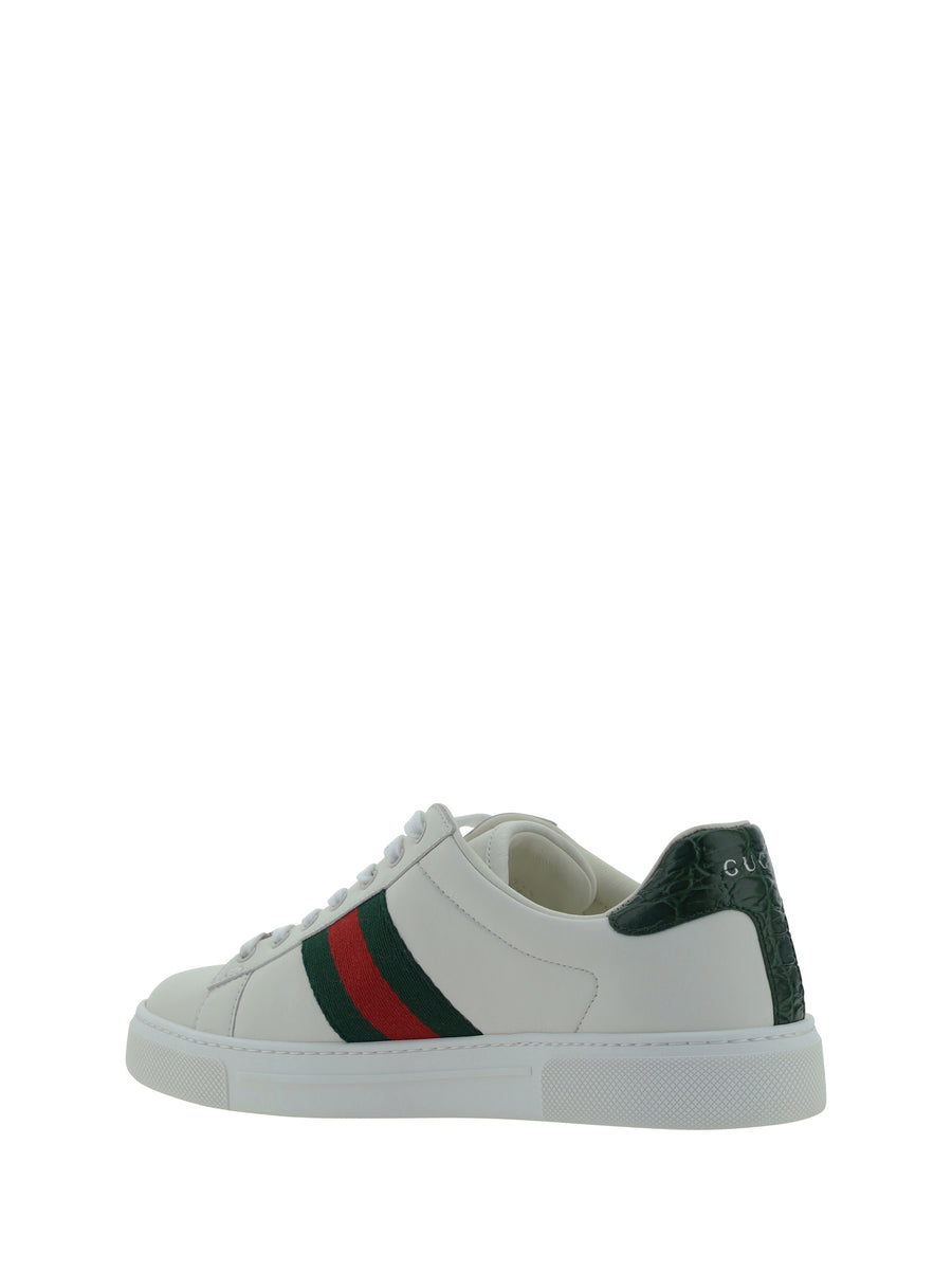 Sneakers Calf Leather Grey-White-Vrv-Green Ace Grey/white/vrv/green Trainers
