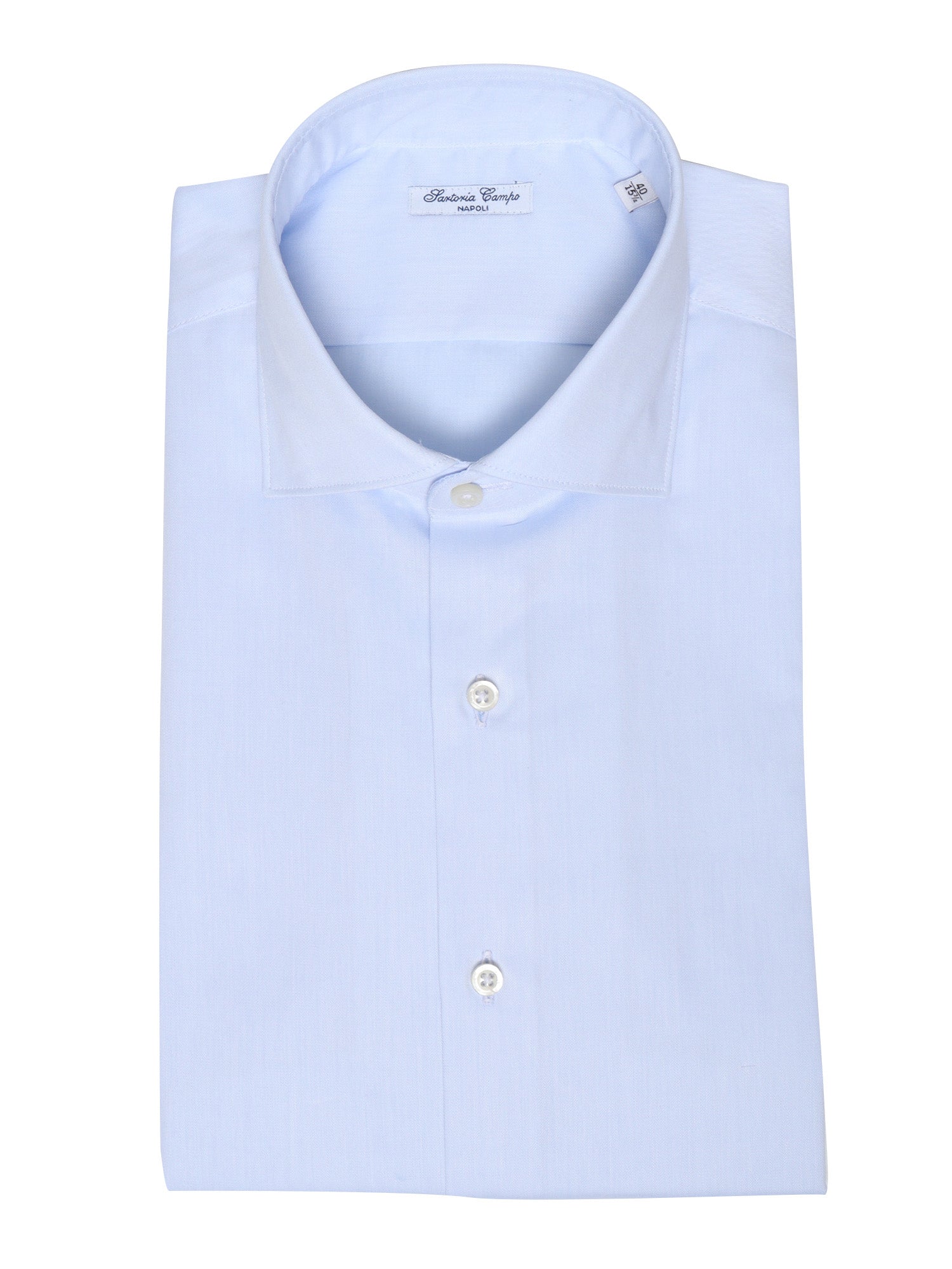 Classic shirt Light Blue Cotton Camicia Classica
