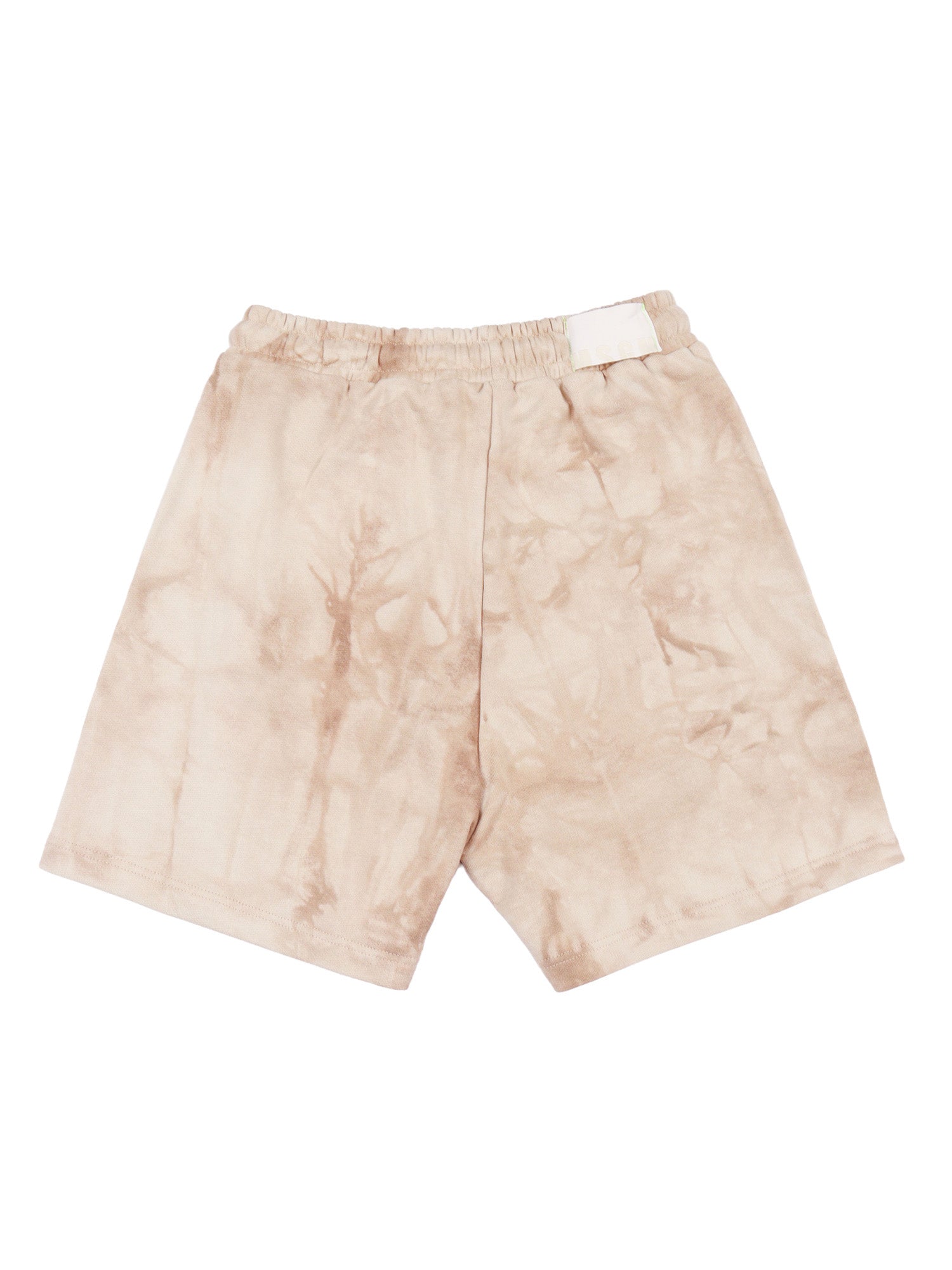 FLEECE SHORTS BOY Beige Cotton Bermuda