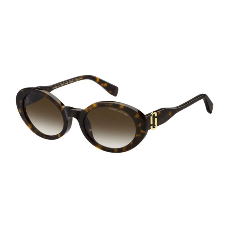 Marc Jacobs Sunglasses Square Full Rim, Havana Frame And Brown Gradient Lens Marc792-F-S0086ha