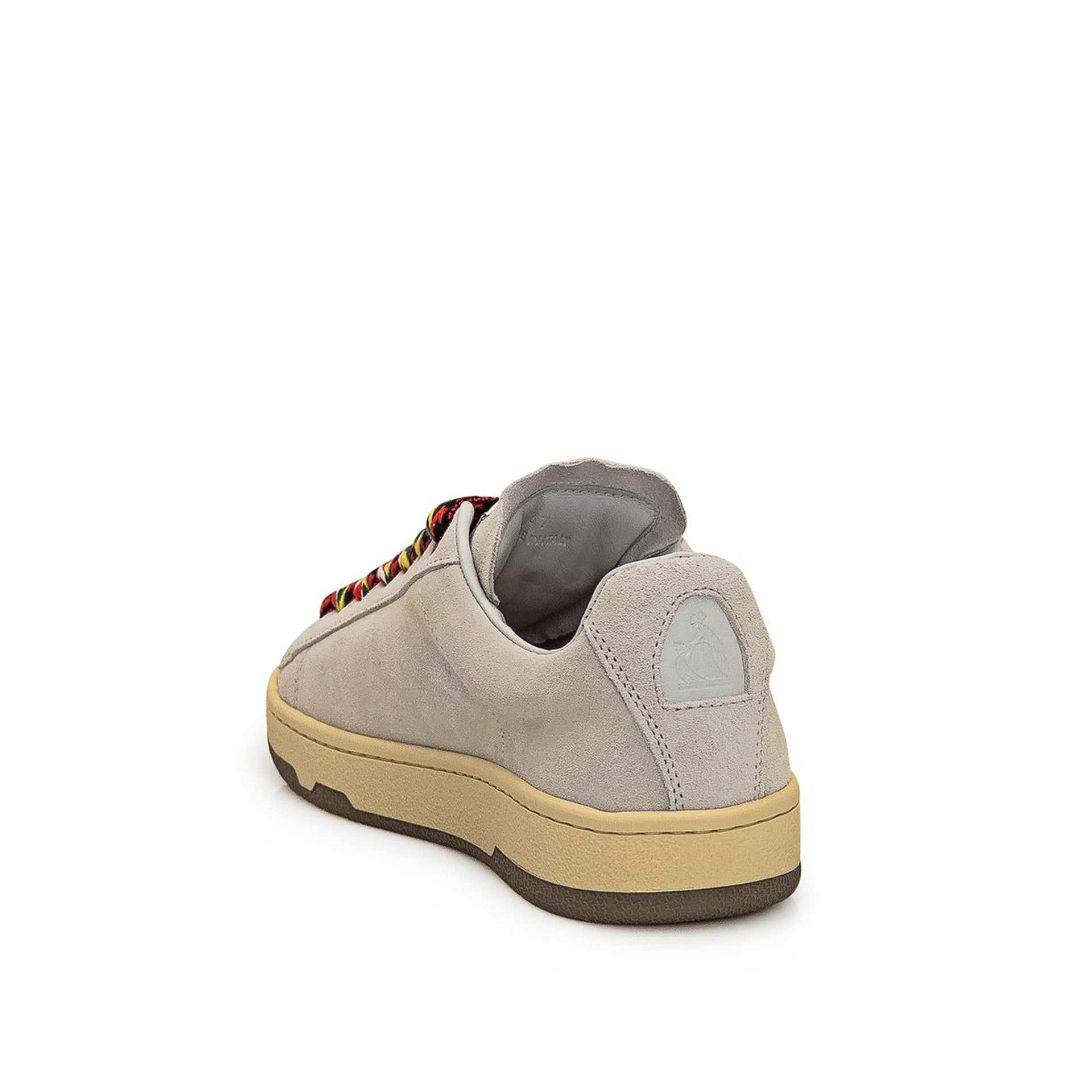 Lanvin Curb Sneakers Gray Leather