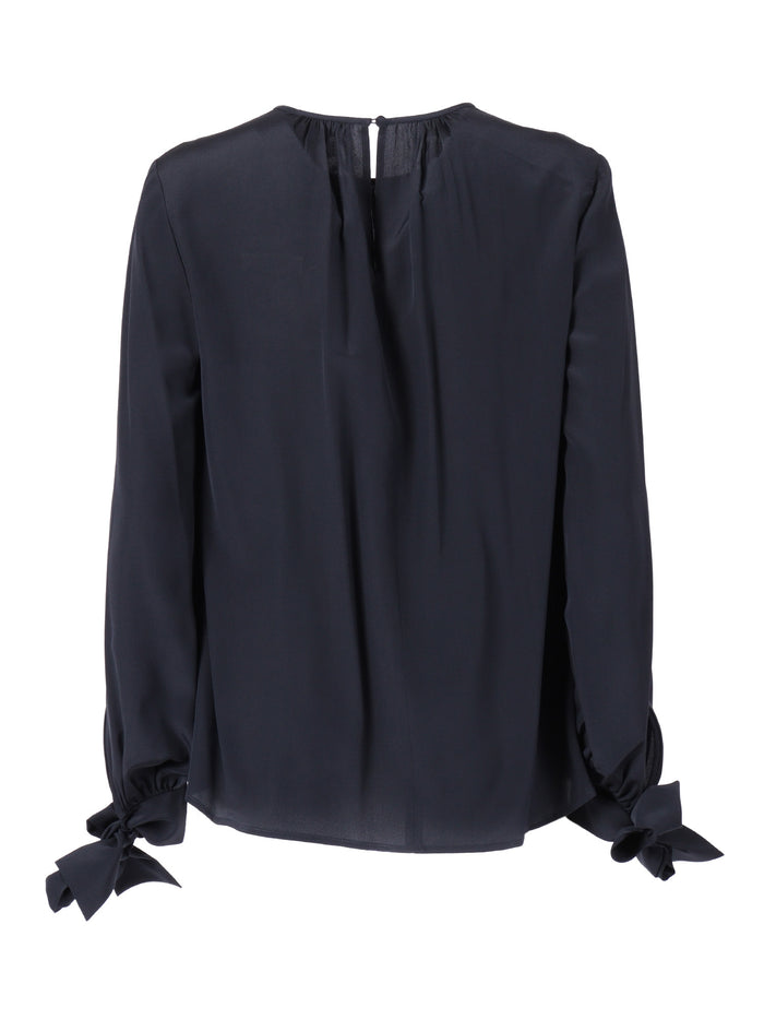 Shirt Blue Silk