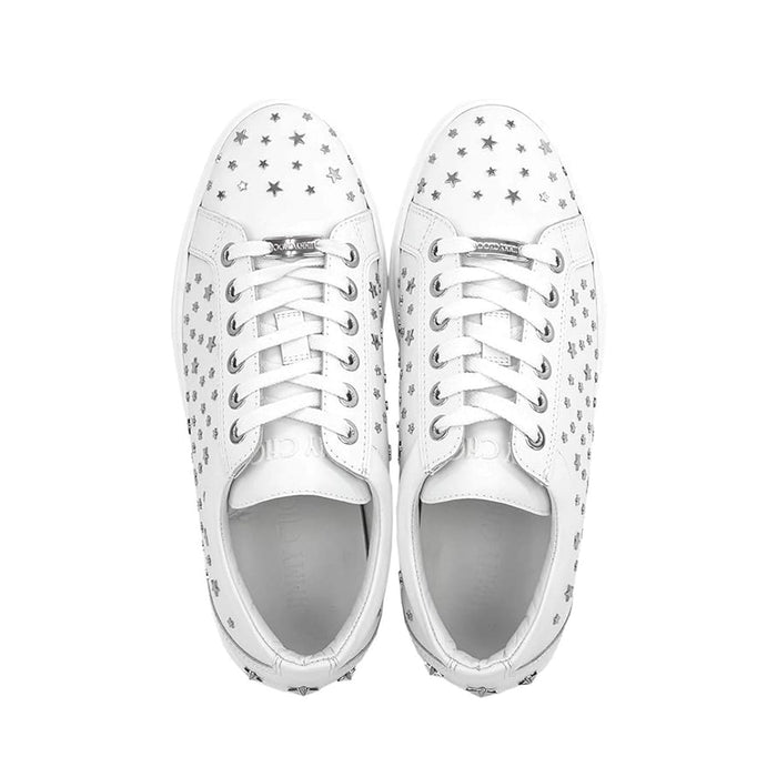 Cash Star Leather Sneakers White Calf