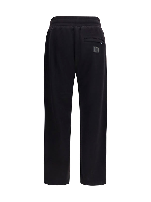 Cotton Sweatpants Black Trousers