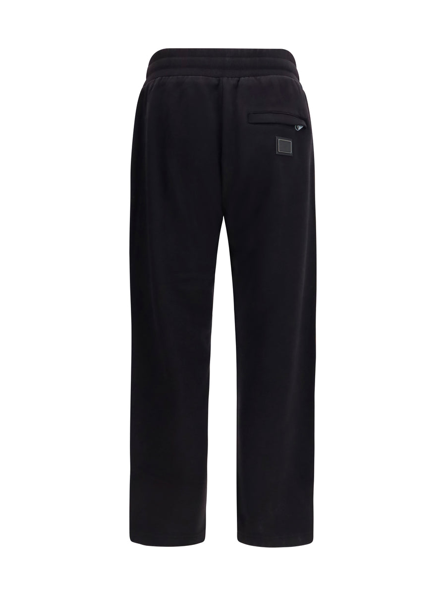 Cotton Sweatpants Black Trousers
