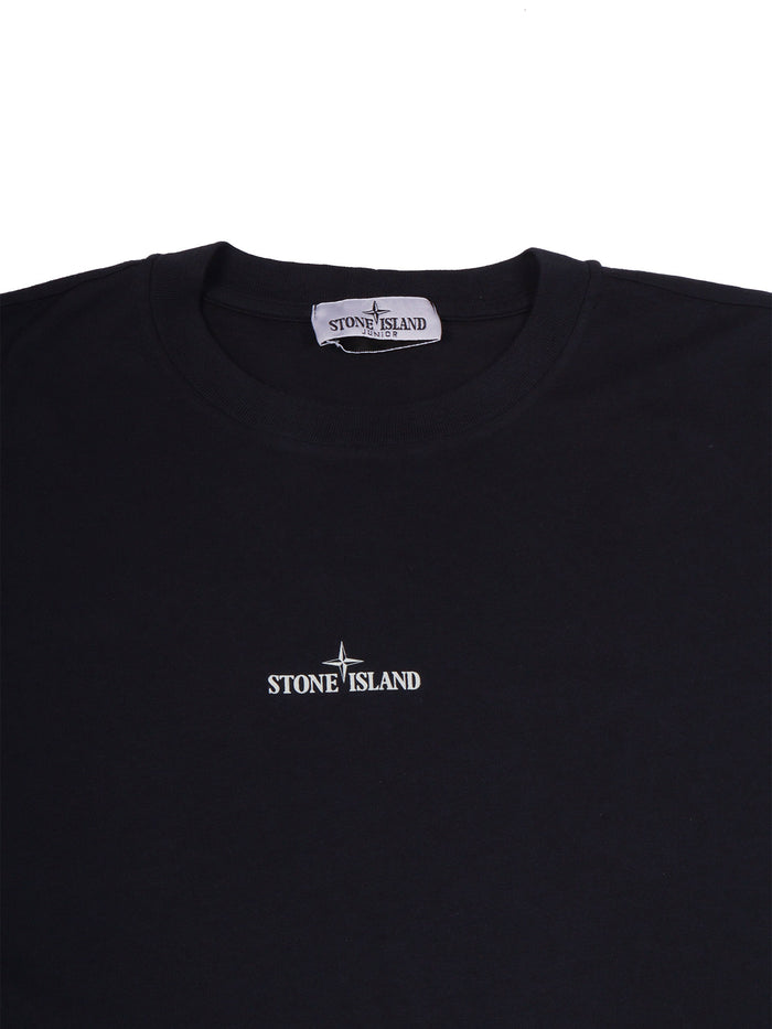 T-Shirt Blue Cotton Short Sleeves
