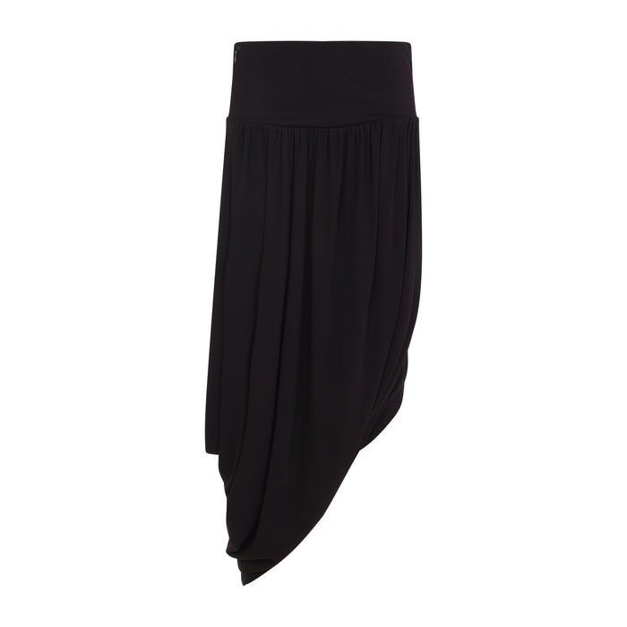 Twisted Midi Skirt Nude & Neutrals Viscose Polyamide