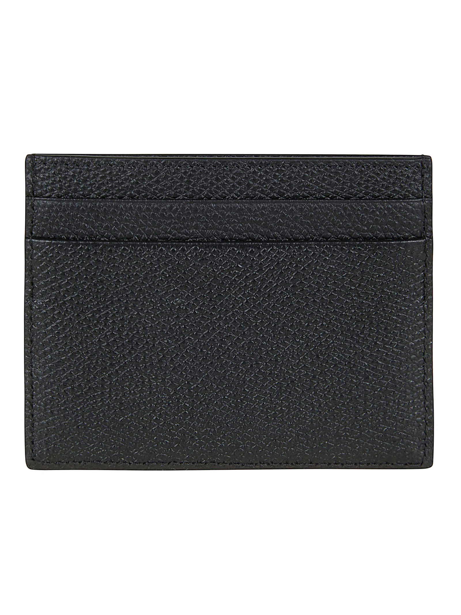 Card Holder Vlogo Signature. Black Portafoglio
