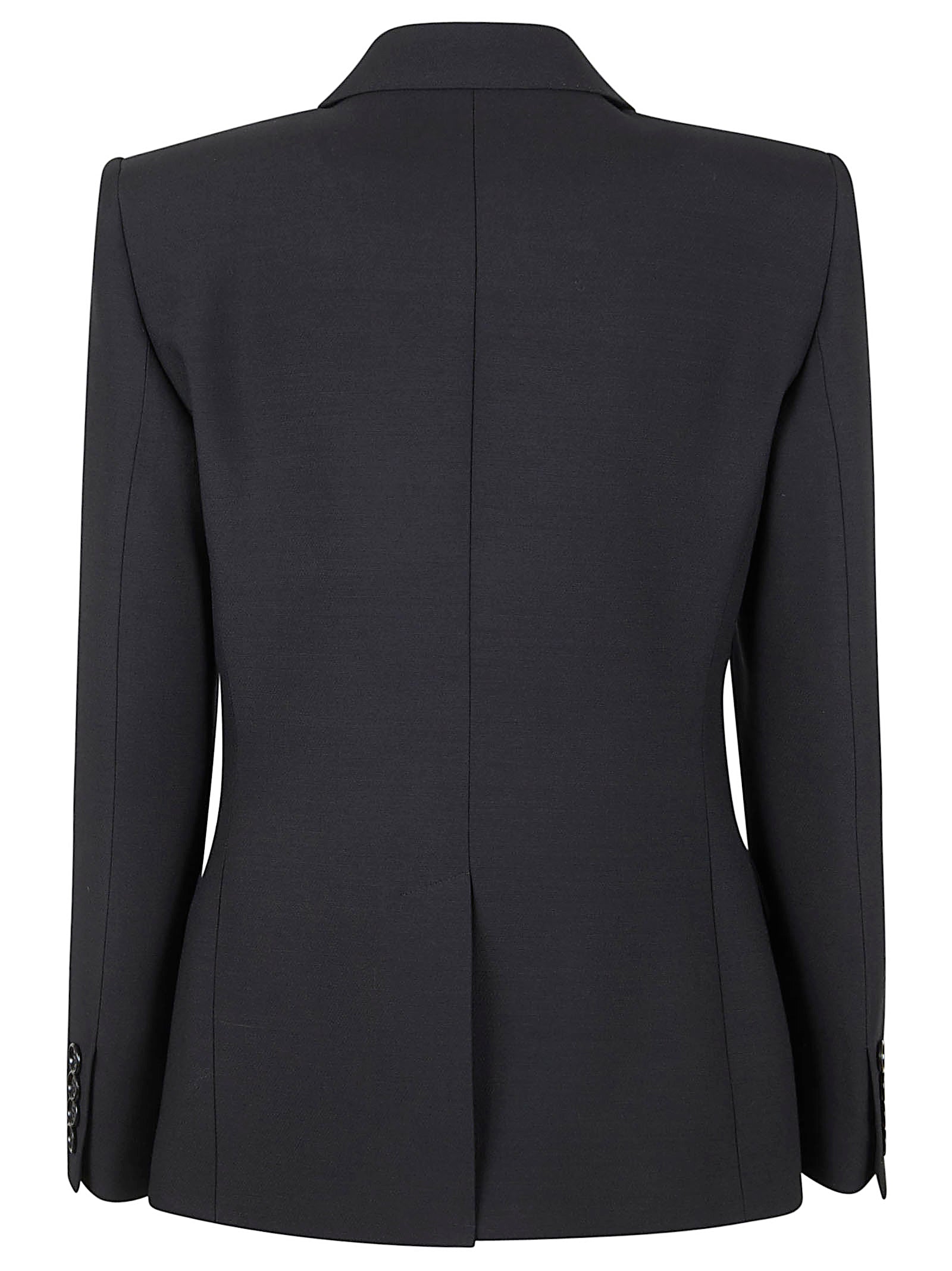 Giacca | Solid Crepe Couture Black Wv Se