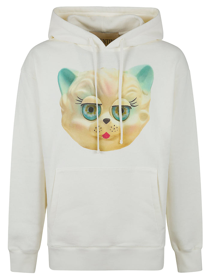 Jersey Felpa Cap,r,p.le Chat Dela Maison White