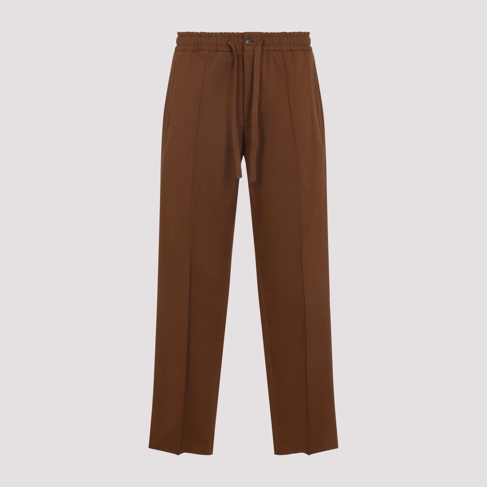 Wool Pants Brown