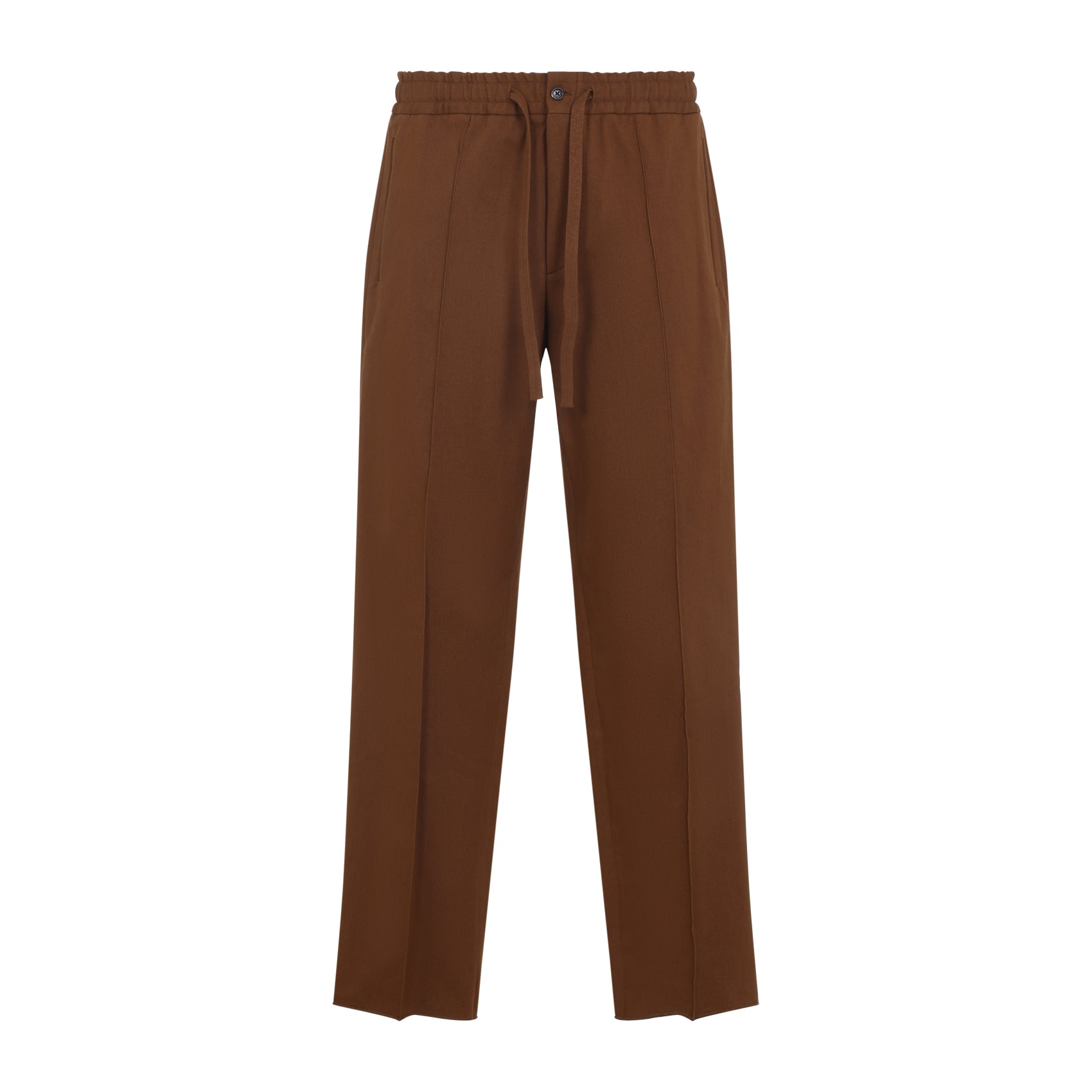 Wool Pants Brown