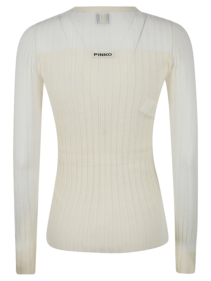 Caldo Cardigan Blend Ws Silk White Maglia