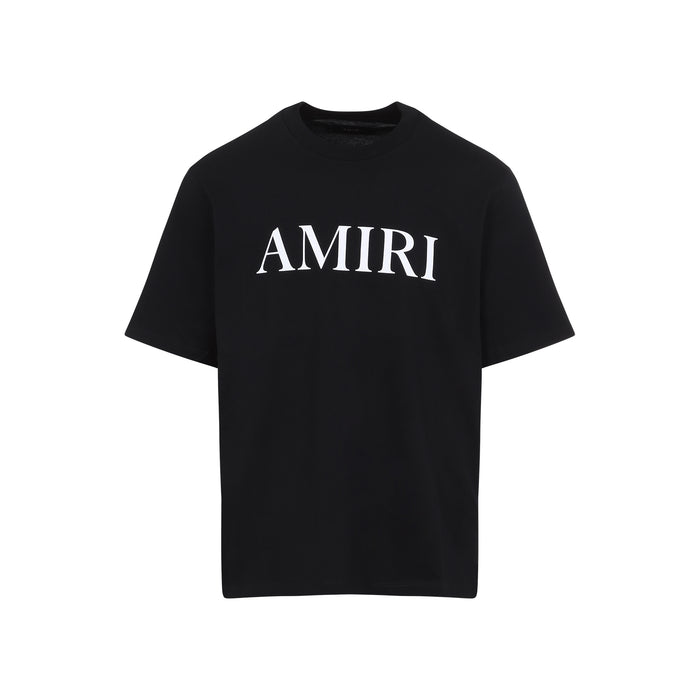 Core Logo Tee Black Cotton Tshirt