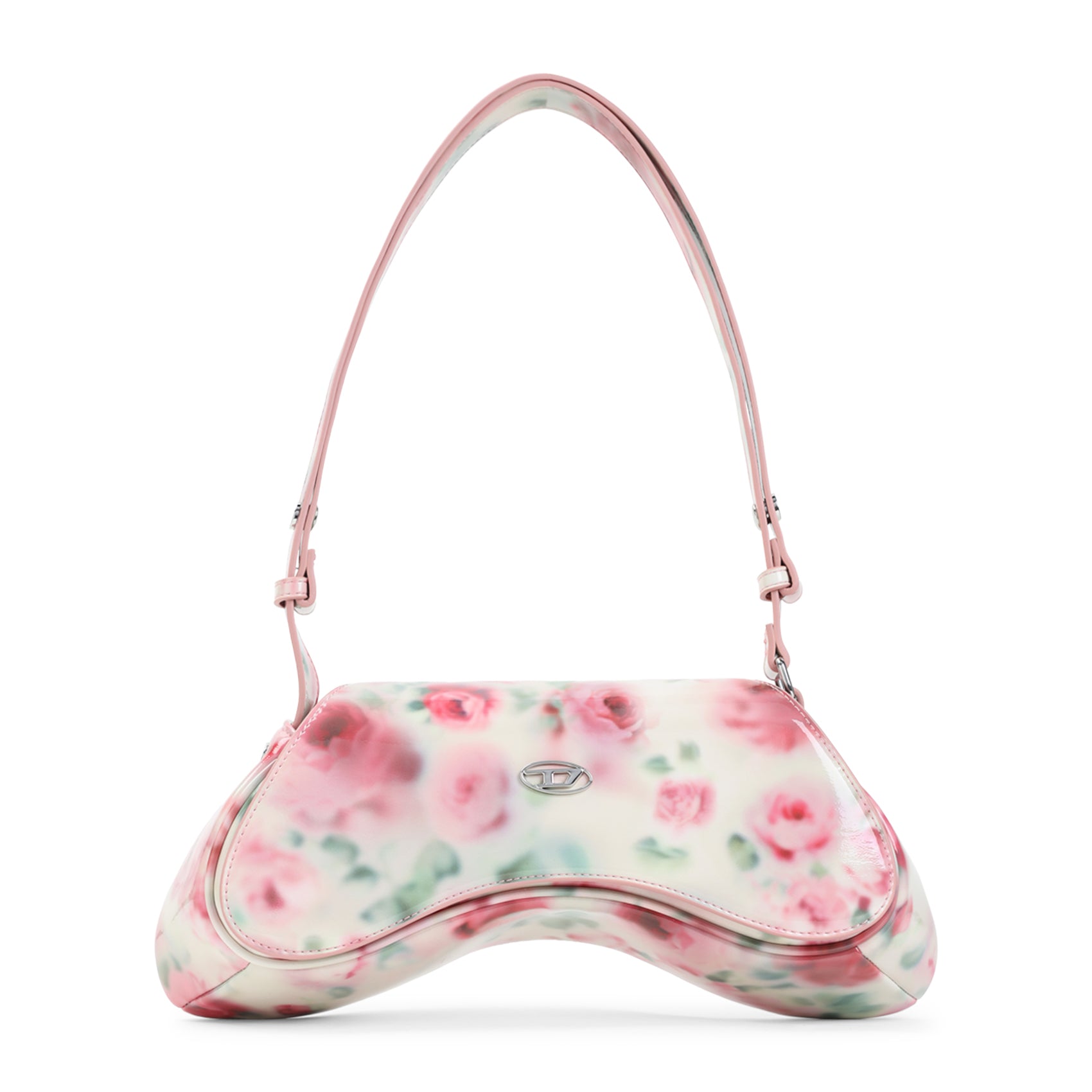 Play Handbag Pink & Purple Polyurethane Bag