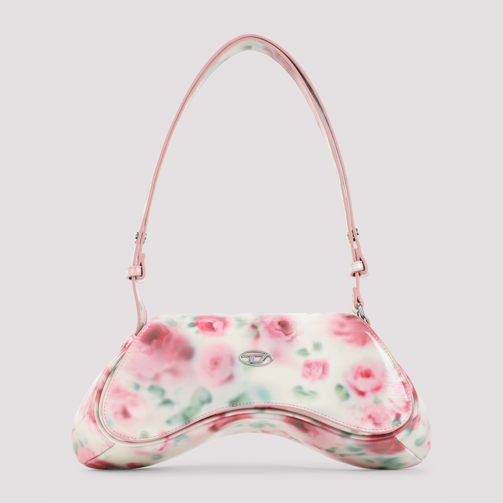 Play Handbag Pink & Purple Polyurethane Bag