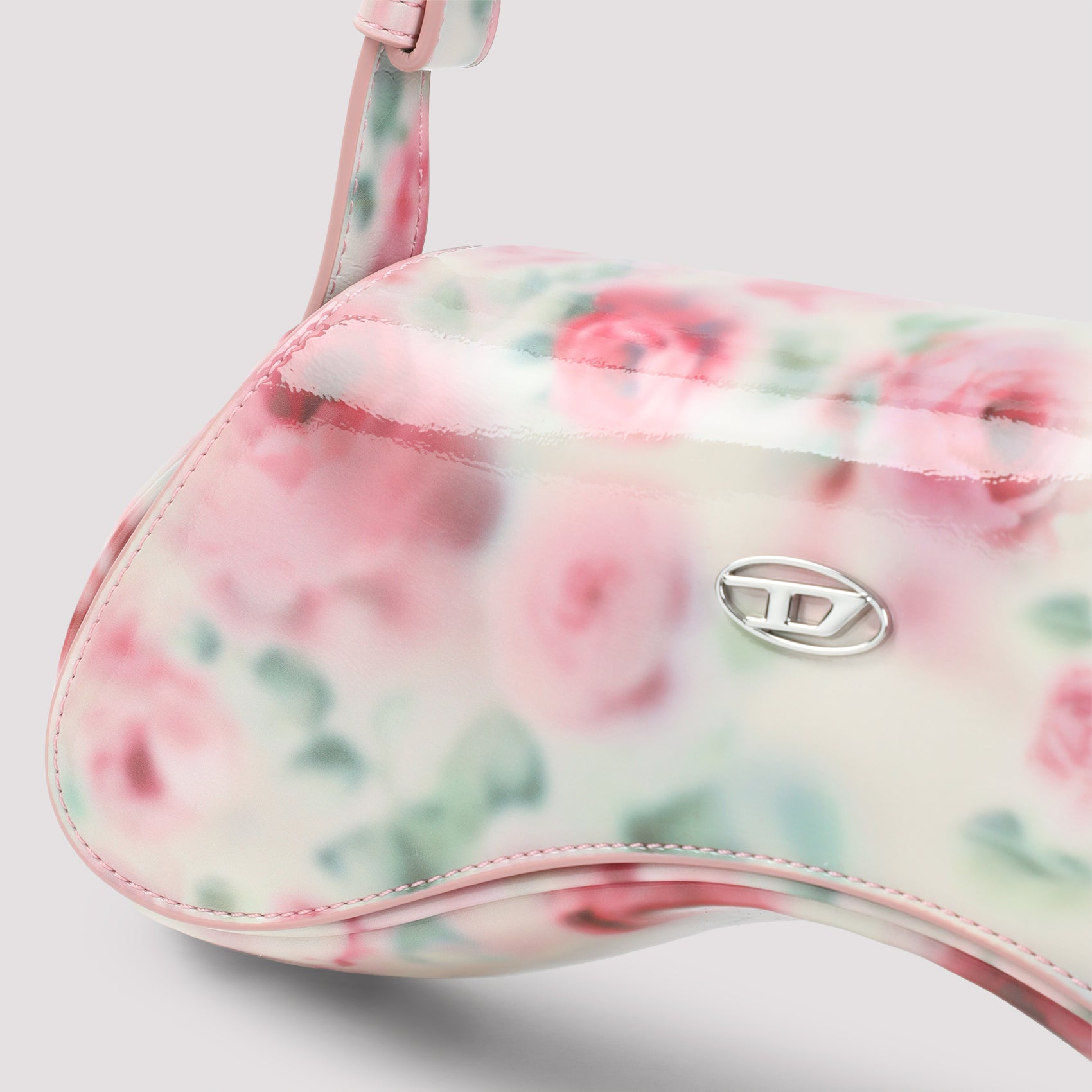 Play Handbag Pink & Purple Polyurethane Bag