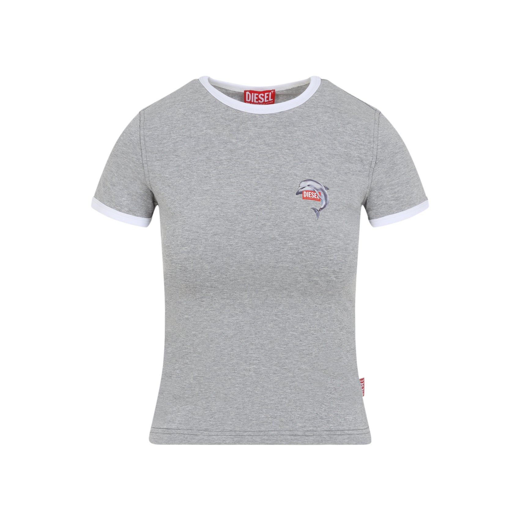 T-uncuties T-shirt Grey Cotton Elastane Tshirt