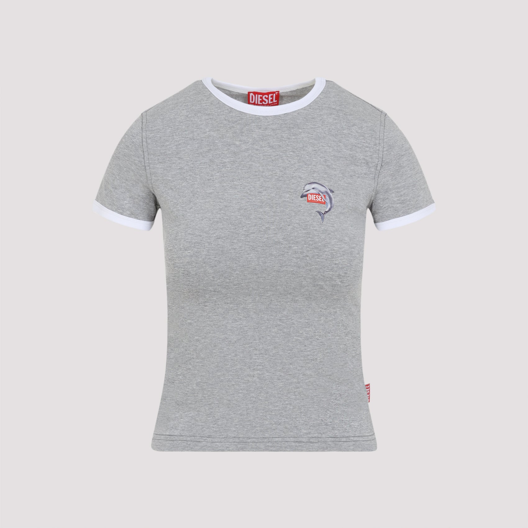 T-uncuties T-shirt Grey Cotton Elastane Tshirt