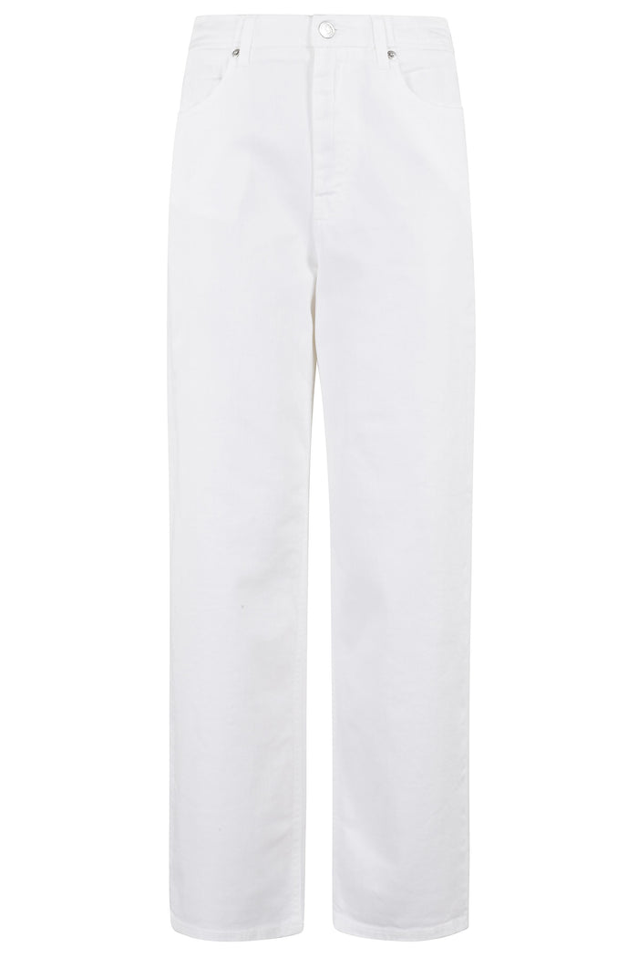 Margie Zip Pant 5tk Carrot White Cotone Elastan Jean