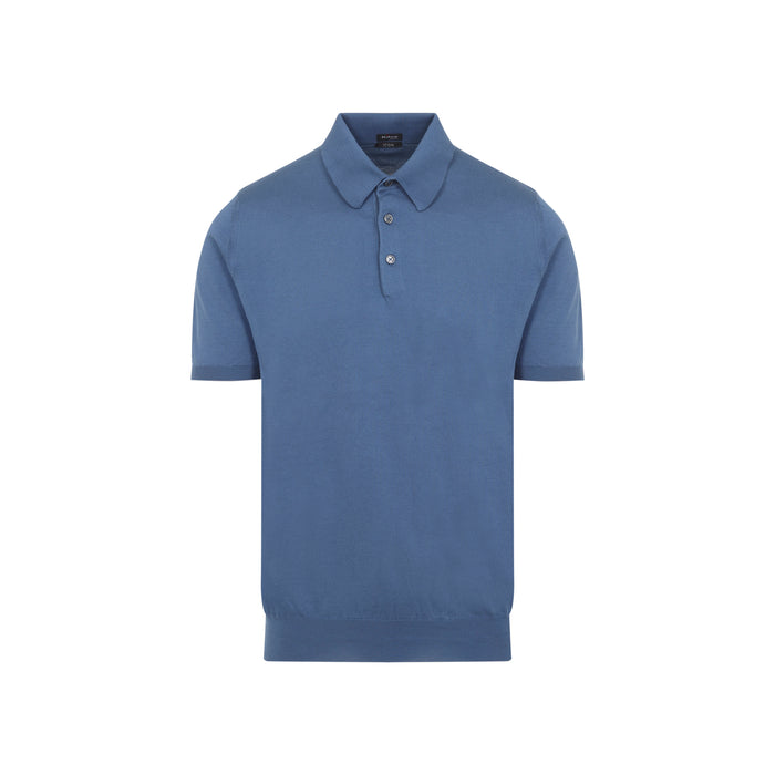 Cotton Polo Blue