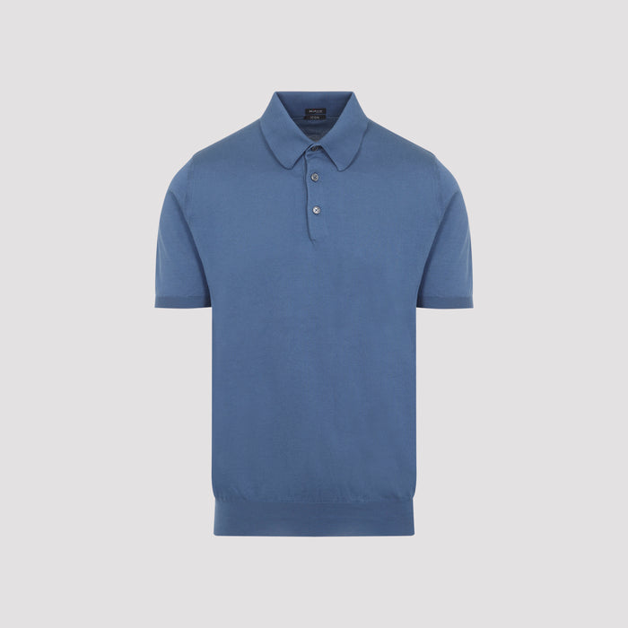 Cotton Polo Blue