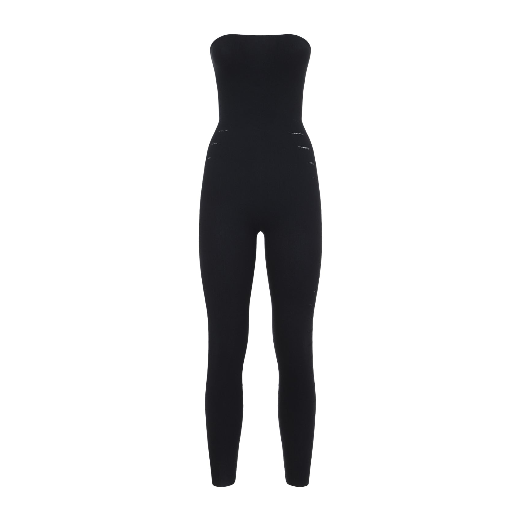 Slash Jumpsuit Black Polyamide Elastane Dress